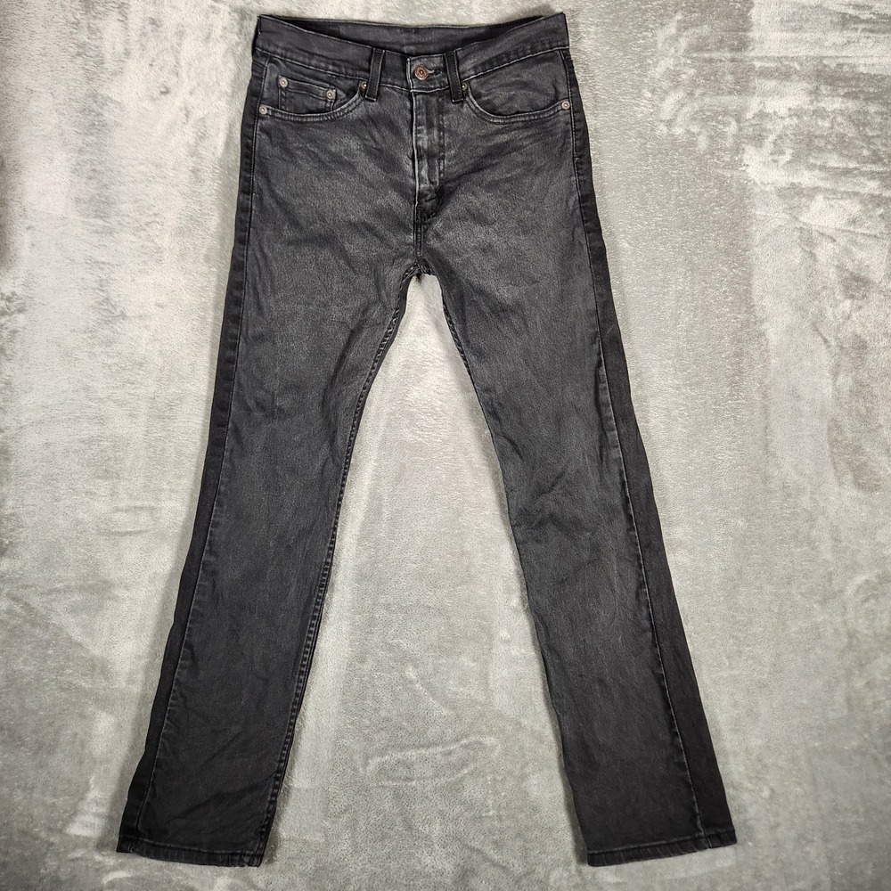 Levi's‎ 505 Jeans Men's 30X30 (Tag 29X30) Black Y2K 90s Straight
